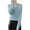 #Sky Blue 1, variant on Vynhevius Womens Sweater Solid V Neck Long Sleeve Lightweight Casual Comfort Layering Pullover Top