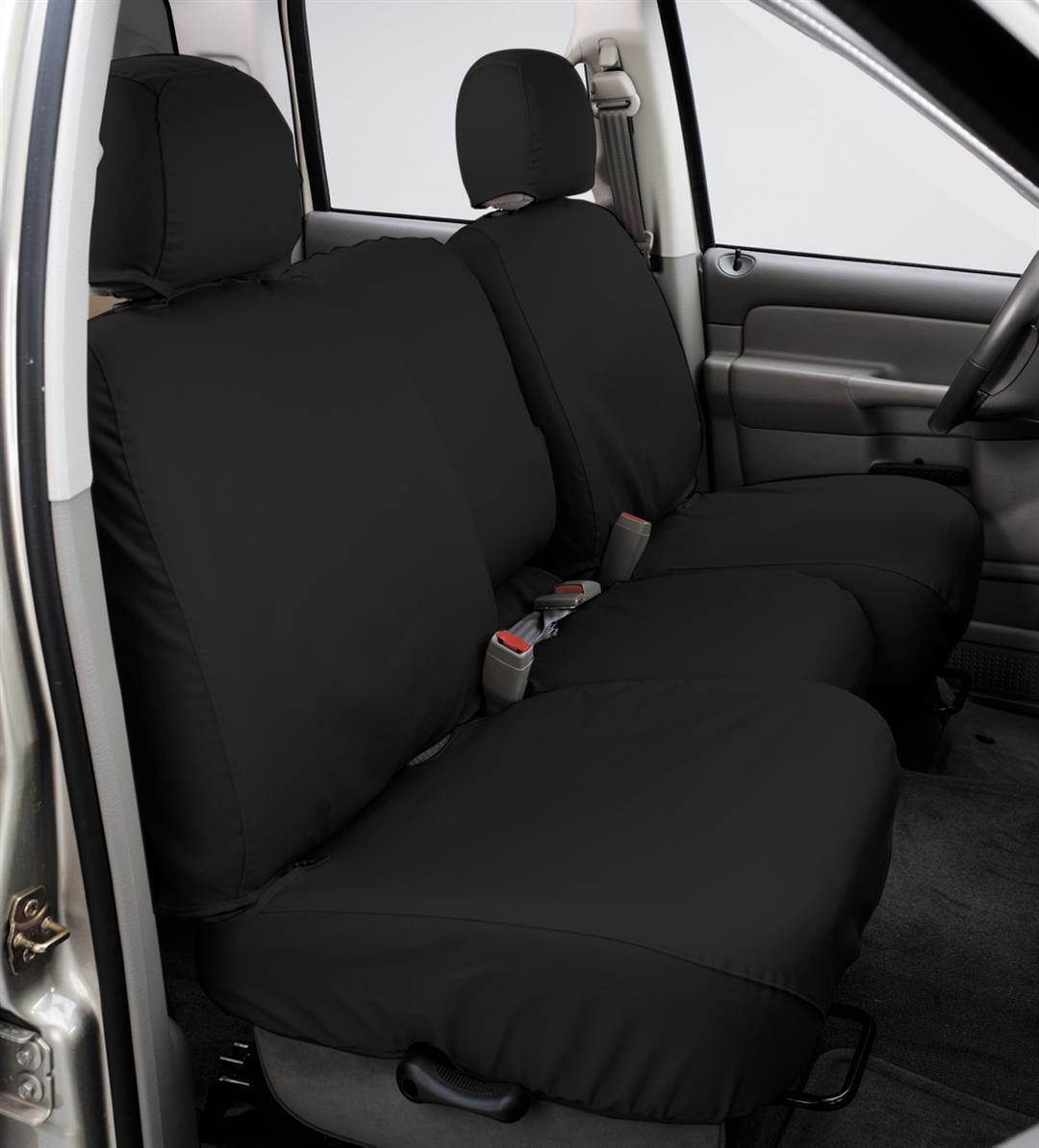 Covercraft Seatsaver Front Row Custom Fit Seat Cover For Select Nissan Fronti... Fits select: 2012 NISSAN FRONTIER SV/PRO-4X, 2010 NISSAN FRONTIER KING CAB SE/KING CAB LE/KING CAB NISMO - image 3 of 3