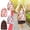 Black, variant on Strawberry Backpack for Girls, Cute Canvas School Bookbag with Padded Straps, Lightweight Daypack for Elementary Junior High Students