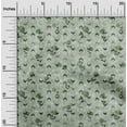thumbnail image 1 of oneOone Cotton Poplin Twill Light Green Fabric Floral & Texture Craft Projects Decor Fabric Printed By The Yard 56 Inch Wide, 1 of 4