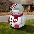 thumbnail image 5 of Ohio State Buckeyes 7' Inflatable Snowman Player, 5 of 7