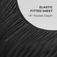 thumbnail image 4 of The Sheet Lab Regal Dreams Sheet Sets, 4-Piece Queen, Jet Black, 4 of 8