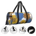 thumbnail image 3 of ZICANCN Vintage Hearts Sunflowers Travel Duffle Bag, Sports Tote Gym Bag Weekenders Bags for Women Men, 3 of 8