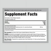 Saw Palmetto for Men and Women 900mg | 100 Capsules | Extract Supplement | by Lindberg