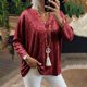 thumbnail image 1 of AUNVITO Women's Sparkly V-Neck Long Sleeve Blouse Loose Fit Plus Size Casual Glamorous Style, 1 of 7