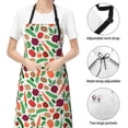 thumbnail image 6 of Picia Vegetables Waterproof Apron for Unisex Adult - Adjustable Bib Apron with Pockets, Ideal for Cooking, Gardening, Painting, and Household Chores, 6 of 9