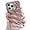 Pink, variant on for iPhone 14 Pro Max Case 6.7" Curly Wave Frame Shockproof Phone Cover 3D Water Ripple Pattern Camera Lens Protection Bling Plating Soft TPU Case for Women Girls(Pink,for iPhone 14 Pro Max)