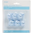 thumbnail image 2 of Plastic Rattle Baby Shower Favor Charms, 2.5 in, Blue, 6ct, 2 of 2