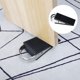 thumbnail image 1 of Uxcell Topes de puerta Topes de puerta para el hogar Wedge antideslizante Hardware Protector de paredes y puertas Acero inoxidable Caucho Negro, 1 of 7