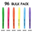 thumbnail image 2 of Rarlan Highlighters, Chisel Tip, Assorted Fluorescent, 96 Count Bulk Pack, 2 of 2