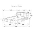 thumbnail image 6 of Trinity Upholstered Full Platform Bed Green, 6 of 6