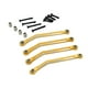 thumbnail image 2 of Piezas de actualización de enlace de chasis RC, varilla de conexión, varilla de tracción metálica para RC Crawler FCX24 1:24 Dorado, 2 of 9
