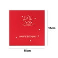 thumbnail image 2 of 3D Music Birthday Cards, Pop Up Musical Birthday Cake Happy Birthday Card, Greeting Cards Postcard 1 Pack - Style 1, 2 of 5