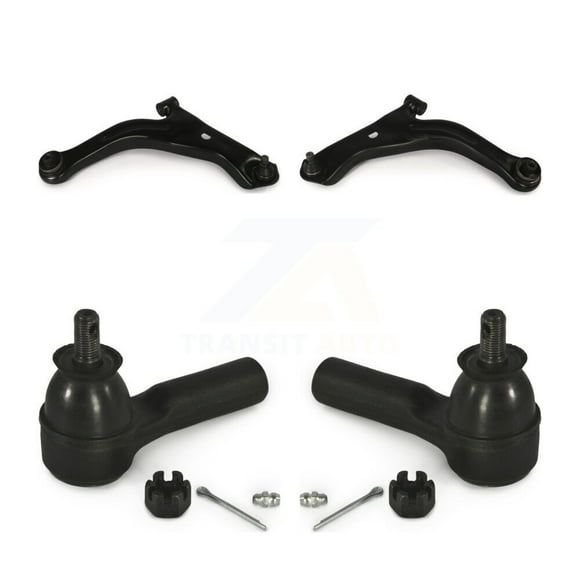 Front Suspension Control Arm and Tie Rod End Kit for Car Ford Escape Mazda Tribute Mercury Mariner - Left Right Side (Driver Passenger) K72-101054