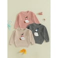 thumbnail image 3 of BemeyourBBs Baby Birthday Sweaters Long Sleeve Silly Goose Embroidery Pullovers, 3 of 7