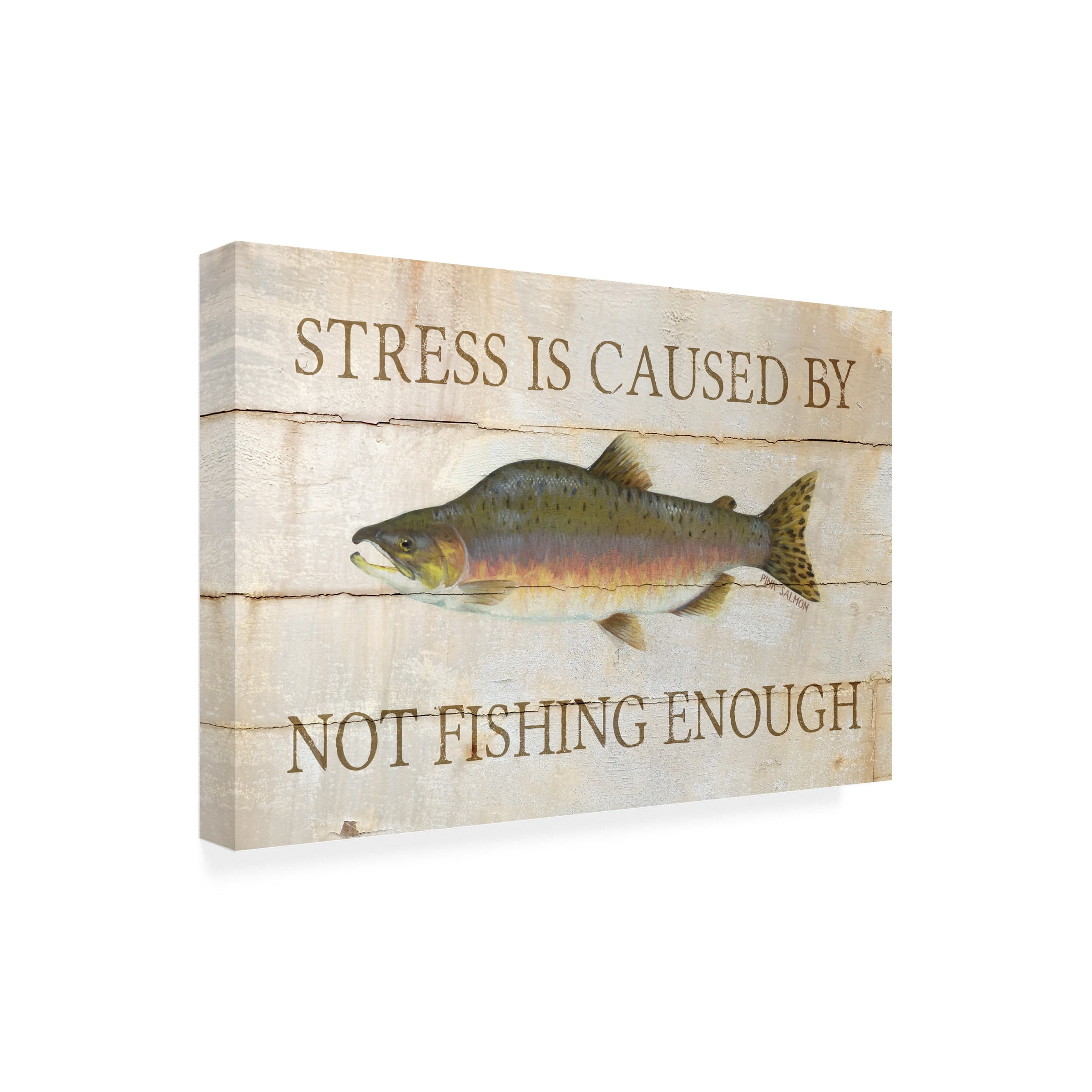 Cora Niele 'Stress and Fishing' Canvas Art