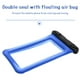 thumbnail image 5 of Bolsa impermeable para teléfono IPX8, ideal para playa y natación | Funda subacuática compatible con teléfonos de hasta 7.2" | Compatible con pantallas táctiles con cordón, 5 of 7