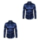 thumbnail image 3 of Camisa funcional antiarrugas Minnieouse de secado rápido para hombres Azul marino METRO, 3 of 6