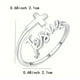thumbnail image 3 of Retro Tailandés Plata Ajustable Anillo Abierto, 3 of 4