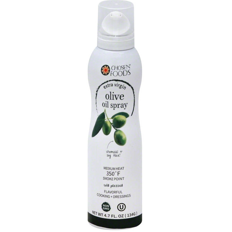 Chosen Foods Extra Virgin Olive Oil Spray, 4.7 fl oz, (Pack of 6) by