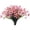 Pink, variant on UV Resistant Artificial Flowers Outdoor - 12 Bundles No Fade Flowers for Garden Porch Window Box Decor, All Weather Outdoor Decorations