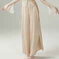 thumbnail image 5 of REALiKUN Women Full/Ankle Length Elastic Pleated Retro Maxi Chiffon Long Skirt, 5 of 6