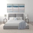 thumbnail image 3 of Upholstered Pillow Queen Platform Bed Garden Furniture Sets Nature Gray Bunk Bed for Children Beds & Furnitures Daybed Bedframe My Lux Decor Round, 3 of 7