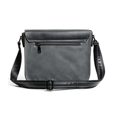 thumbnail image 3 of Bolso Mensajero De Cuero Belug gris, 3 of 5