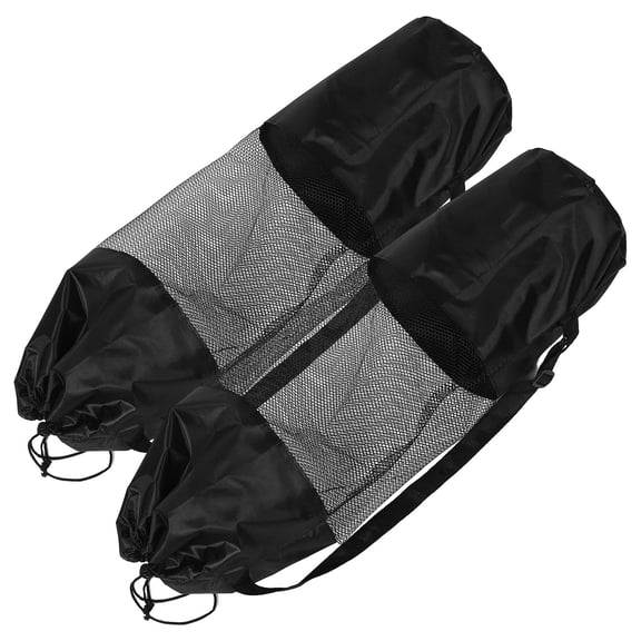 MLINS 2 Pcs Yoga Mat Organizer Bag Thickened Oxford Cloth Drawstring Pocket Breathable Yoga Mat Tote Convenient Yoga Mat Storage Bag