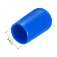 thumbnail image 3 of Uxcell Screw Thread Protectors Rubber End Cap Cover 8.5mm Blue, 3 of 5