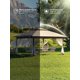 thumbnail image 5 of 13x13 ft pop-up gazebo canopy tent in khaki y light khaki - portable, lightweight, y uv-blocking con folding design para beach, camping, weddings, y parties - instant setup shelter, 5 of 8