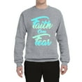 thumbnail image 2 of Wild Bobby, Faith Over Fear, Inspirational/Christian, Unisex Crewneck Graphic Sweatshirt, Heather Grey, 3X-Large, 2 of 4