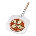 thumbnail image 2 of Kitchen Supply 16-Inch x 18-Inch Aluminum Pizza Peel with Wood Handle, 2 of 11