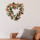 thumbnail image 3 of Guirnalda de corazón para colgar en pared, guirnalda de bienvenida de 14 "para sa de estar, jardín, r, boda, decoración al naranja Sunnimix Corona de la puerta de entrada, 3 of 8