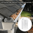 thumbnail image 2 of 8 Pcs Gutter Guards - Aluminum Gutter Downspout Guard, Expandable Leaf Strainer Gutter Screen Covers Down 10 X 17cm, 2 of 8