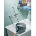 thumbnail image 2 of Moen M-DURA Rough Chrome Two-Handle Service Sink Faucet, 2 of 4
