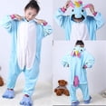 thumbnail image 4 of Kids Onesie Flannel Pajamas Cartoon Animal Figure Costume With Hood Winter Home Suit For, 4 of 5
