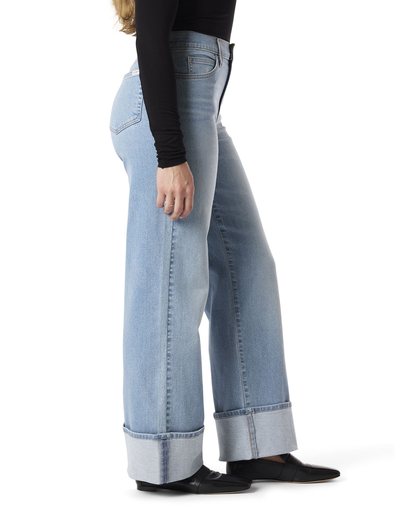 Levi Strauss Signature Women's and Women's Plus Vintage Relaxed Cuffed Stovepipe Jeans