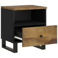 thumbnail image 5 of vidaXL Cabinet Storage Accent Nightstand End Table for Bedroom Solid Wood, 5 of 11