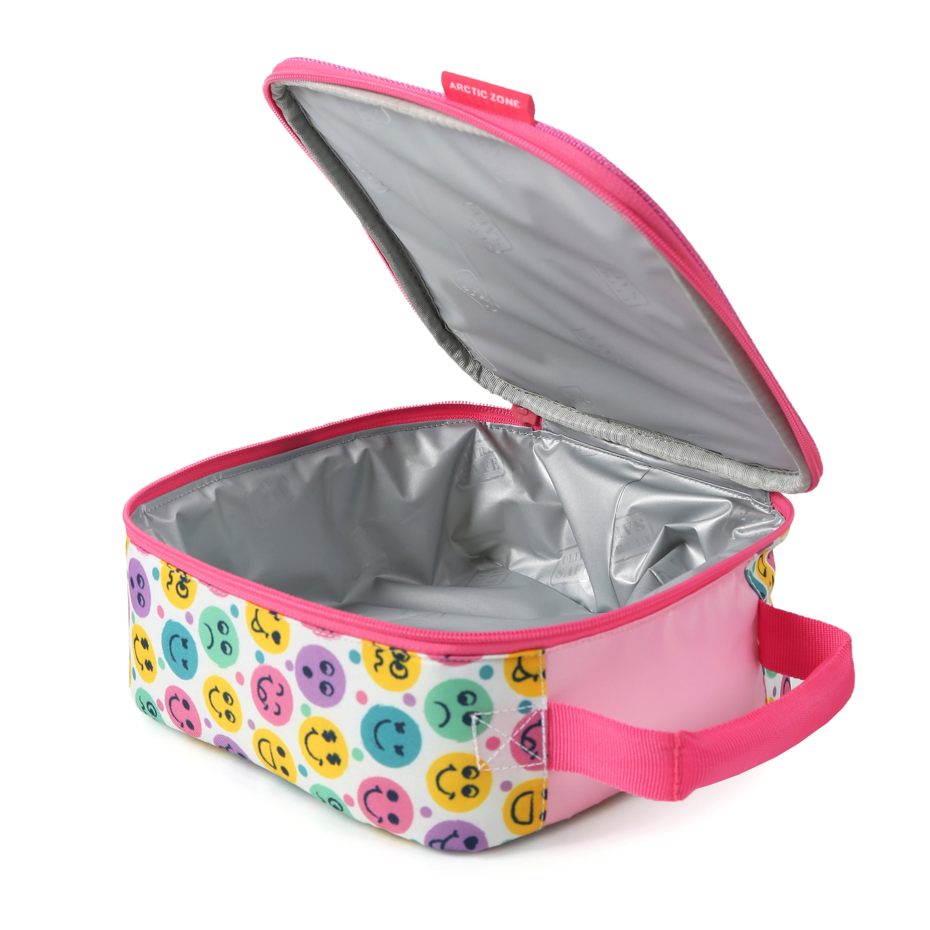 Arctic Zone Reusable Lunch Box Combo Kit with Accessories, Happy Face -  Walmart.com