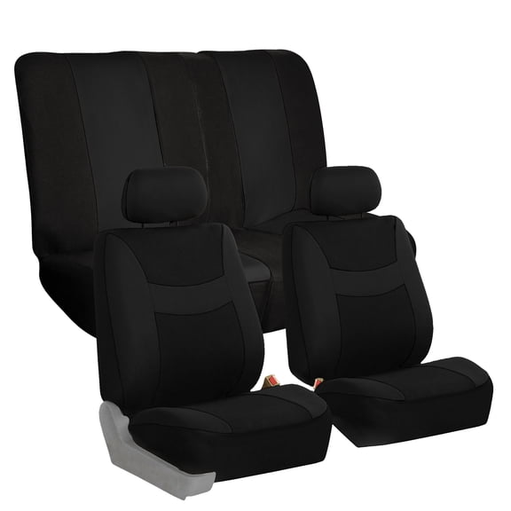 FH Group, 6 Colors Car Seat Covers for Car SUV Van Split Bench Full Interior Full Interior Set