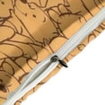 thumbnail image 4 of Winnie The Pooh 3-Piece Bedding Set Soft Quilt Cover Comfortable Pillow Cover 1 Duvet Cover 2 Pillow Shams Three-piece 90"x90", 4 of 5