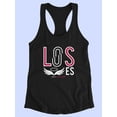 thumbnail image 3 of Los Angeles City Platform Racerback Tank Women -Image by Shutterstock, Female XX-Large, 3 of 4