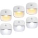 thumbnail image 1 of Newest Motion Sensor Light, Cordless Battery-Powered LED Night Light, Wall Light, Closet Lights, Safe Lights for Stairs(3 Warm White+3 White), 1 of 4