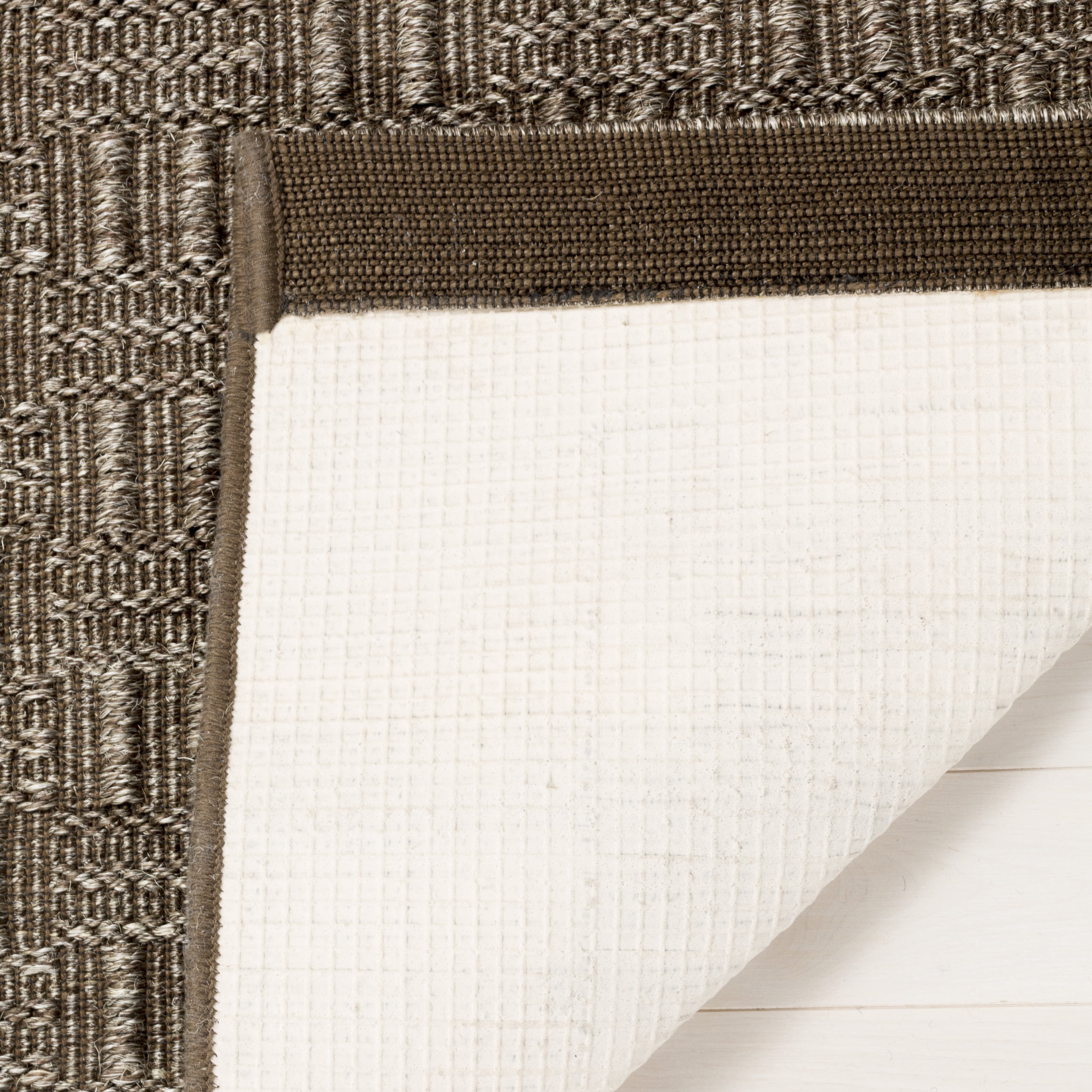 SAFAVIEH Palm Beach Kenyon Geometric Area Rug, Silver, 4' x 6'