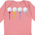 thumbnail image 4 of Inktastic Rainbow Golf Tees Boys or Girls Long Sleeve Baby Bodysuit, 4 of 5