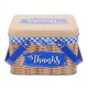 thumbnail image 1 of 1pc Imitation Rattan Hand-held Cookies Box Creative Tinplate Candy Storage Box, 1 of 3