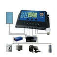 thumbnail image 4 of 50A Solar Charge Controller Solar Panel Controller 12V/24V Adjustable LCD Display Solar Panel Battery Regulator With USB Port, 4 of 5
