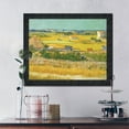 thumbnail image 6 of Harvest by Vincent Van Gogh Framed Wall Print, Embodies the Farm Harvest Experience, Splendid Kitchen, Office, or Living Room Decor, 11x14, 2442, 6 of 7