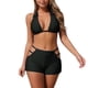 thumbnail image 2 of Trajes de baño para mujer, moda casual para mujer, color sólido, estilo cuello, traje de baño, bikini, traje de baño para mujer, trajes de baño para mujer, traje de baño para mujer, trajes de baño de, 2 of 6